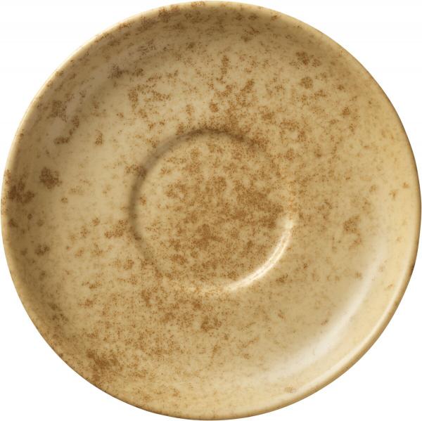 Bauscher, Sandstone Dark Yellow - Kombi-Untertasse rund, 16 cm