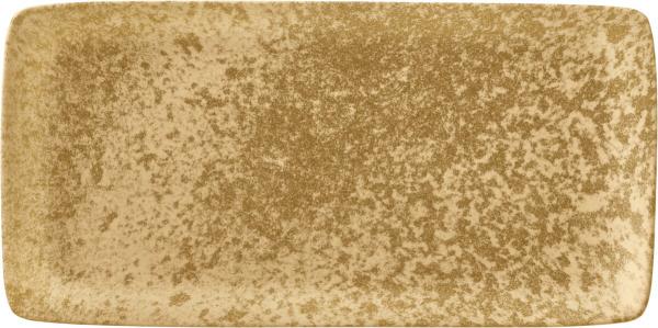 Bauscher, Sandstone Dark Yellow - Platte rechteckig, 30 x 15 cm